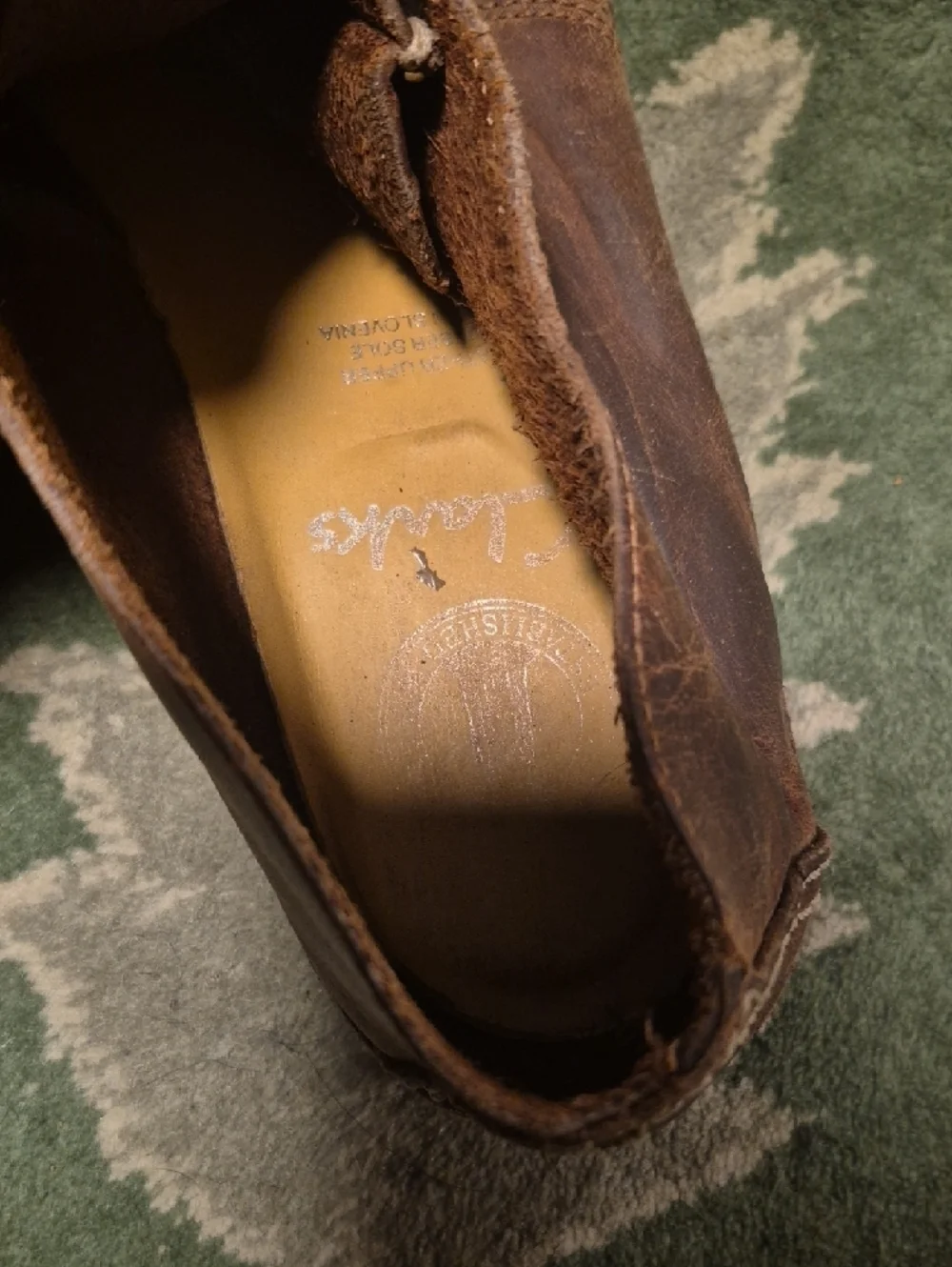Clarks Brown Leather Chukka Boots - Lace-Up Casual